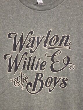 Waylon Willie & The Boys Heather Green Graphic T-Shirt